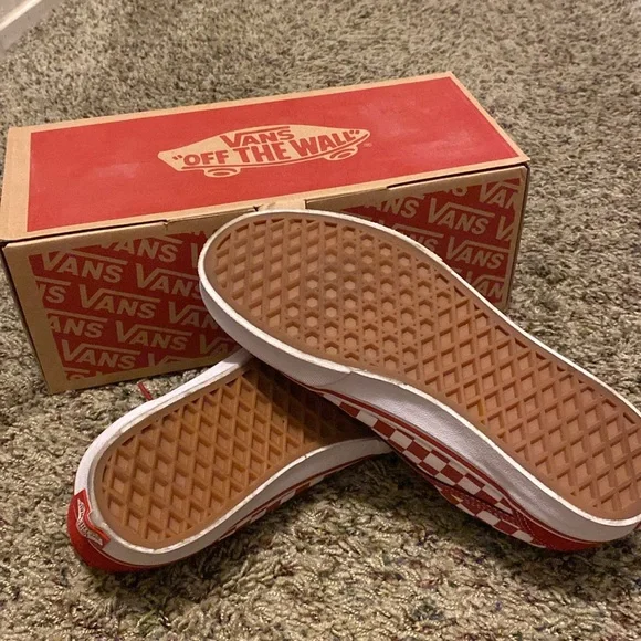 Checkered Chili Pepper Vans - Picture 6 of 8